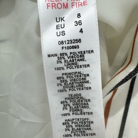 NWT ASOS Pinstripe Short and Blazer set - Picture 10 of 11